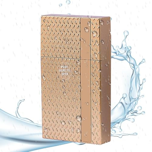 Pitillera enrollada a mano - Funda para cigarrillos delgada de bolsillo - Funda protectora multifuncional para cigarrillos Pitillera reutilizable para hombres y mujeres