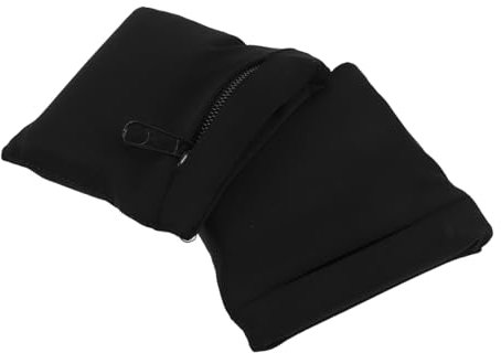 BESPORTBLE 2stücke Zipper-Armband Sporttasche Wasserdichtes Handgelenktäschchen Mit Reißverschluss Für Laufen Fitness Radfahren Multifunktional Für Schlüssel Handy Karten Schwarzes Unisex Wri