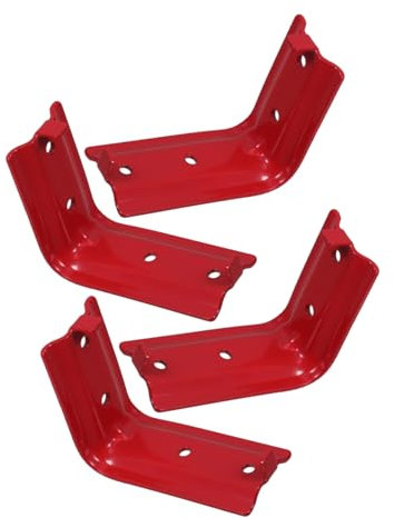 HOMSFOU 4set Supporto Metallico Per Estintori Staffa Doppia Robusta Per Estintore Compatibile Con Estintori Polvere Secca e Design Salvaspazio Facile Installazione