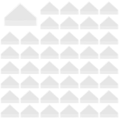 20 Blätter 2040 Stück Klare Fotoecken Selbstklebend Aufkleber, Foto Ecken Aufkleber, Selbstklebende Album Fotoecken für DIY Scrapbooking, Persönliches Tagebuch, Fotoalbum, Dekorative (Transparent)