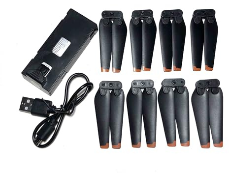 LXCOZED For P12 Mini Pro RC Drone 3.7V 1800MAh Battery Propellers Mini-P12 for Quadcopter Kit(1pcs Battery kit)