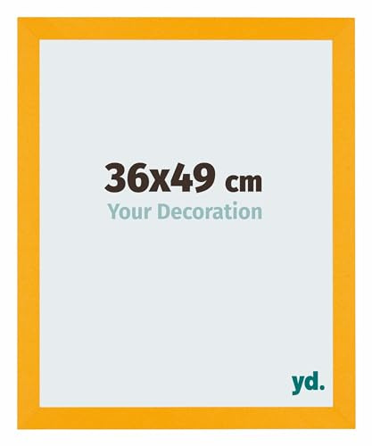 yd. Your Decoration Cadre Puzzle 36x49 - Puzzle cadre 500-1000 Pièces - Jaune - MDF Cadre photo Mura