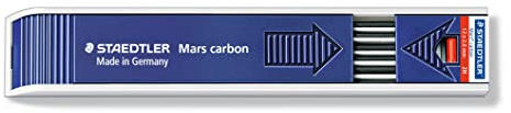 Staedtler Mars Carbon Lead, 2mm, 2H, 12 Lead