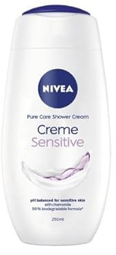 NIVEA - Gel de ducha para mujer (3 unidades, 250 ml)