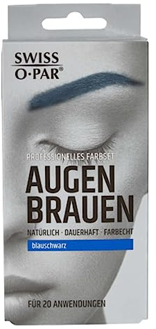 Swiss-o-Par Augenbrauenfarbe blauschwarz, 60 g