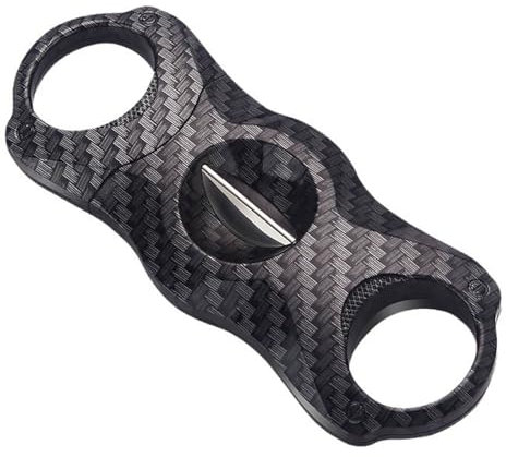 Zigarrenschneider, Sonwaha Cigar Cutter Zigarren Cutter Doppelte Klinge Scherezigarrenschneider v cut Edelstahl Cutter Kann Zigarren Präzise Schneiden für die Meisten Größe Von Zigarren