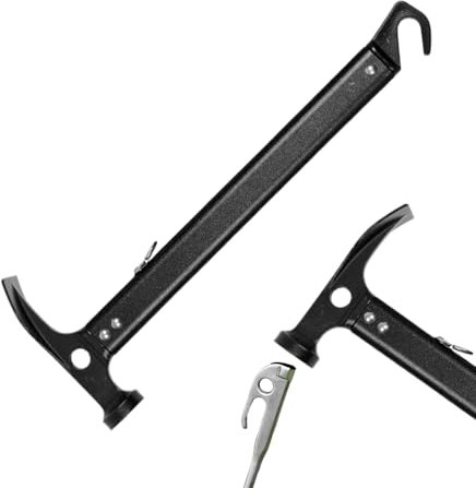 Tältstolshammare, Stake hammare – campingtält aluminiumhammare för insatser – multifunktionshandverktyg lätt metallväxellåda ergonomisk för att dra, spika, gräva