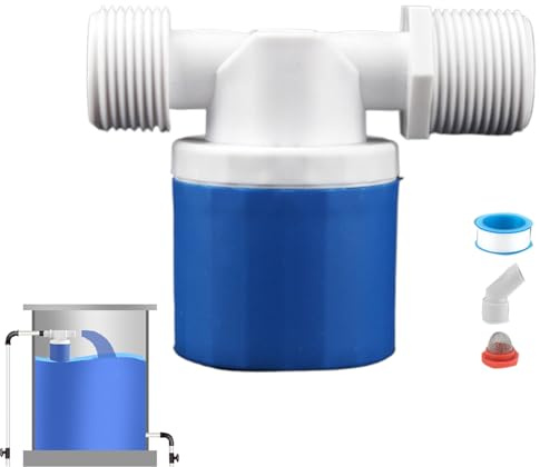 Válvula De Flotador | Control Automático De Nivel Para Tanques De Agua - Accesorios Automáticos Inteligentes para Fuentes Jardines Tanques Piscinas