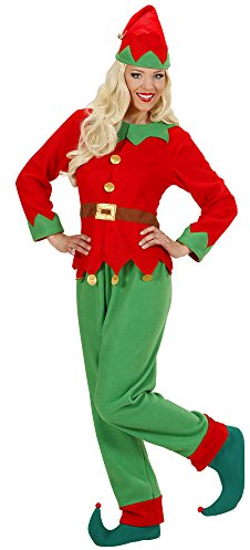 W WIDMANN MILANO Party Fashion - Kostüm Elf Santas Helfer, Wichtel, Weihnachtskostüm, Faschingskostüme