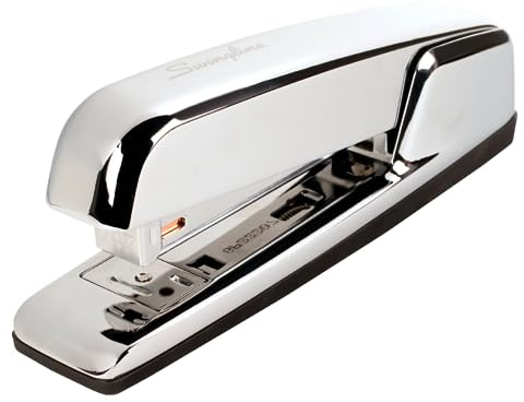 Swingline Stapler, 30 Sheet Capacity, 747 Business Stapler, Jam Free, Metal, Silver Chrome (74720)