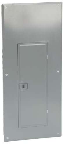Square D - HOM3060L225PGC Homeline 225-Amp 30-Space 60-Circuit Indoor Main Lugs Load Center with Cover and Ground Bar, Plug-on Neutral Ready