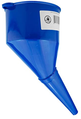 Fuel Funnel with Filter – Tough Plastic Angled Spout Funnel for Petrol, Diesel, AdBlue, Water & Screen Wash