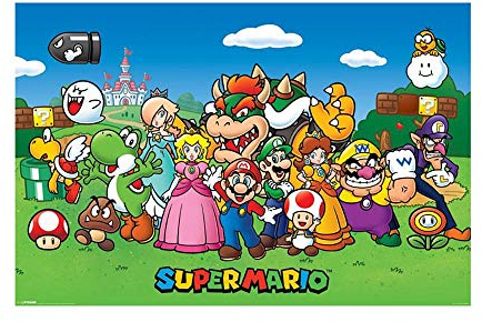 Pyramid International Póster de Personajes de Madera, Multicolor, 91,5 x 61 x 0,02 cm