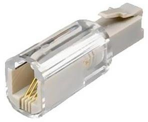 1 x Dragon Trading Telefonkabel-Entwirrer, Anti-Verhedderungs-Telefonkabel, 360 Grad drehbar, Festnetz-Drehkabel, Entwirrer