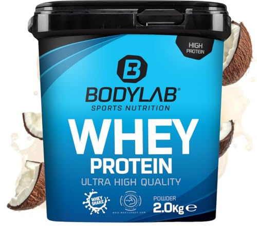 Bodylab24 Whey Protein Pulver, Kokosnuss, 2kg