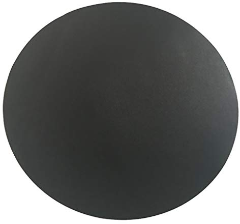 BBQ Grillmatten 40cm Rund Grillmatten 100% Antihaft Pflegeleicht Wiederverwendbar Backmatten für Holzkohle Gasgrill Backofen & Weber Style Grills, Grill Mat Perfekt für Fleisch Fisch Gemüse (Schwarz)