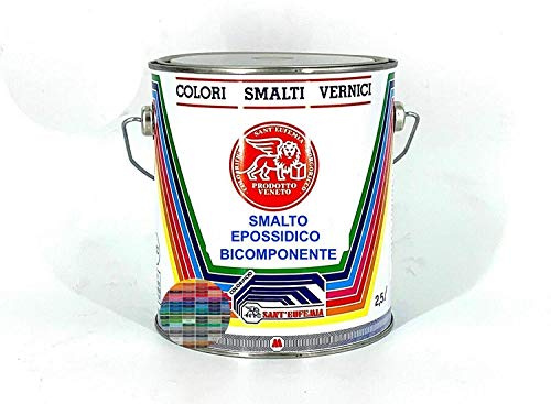 generico SMALTO VERNICE EPOSSIDICO EPOX LUCIDO COLORI SINTETICI PROFESSIONALE (KG 4,5 (3+1,5 Cat), RAL A RICHIESTA)