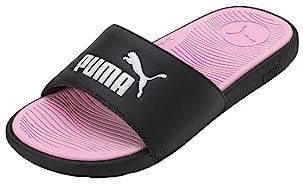 PUMA Cool Cat 2.0 WNS, Sandalias deslizantes Mujer, Black White-Pale Pink, 38 EU