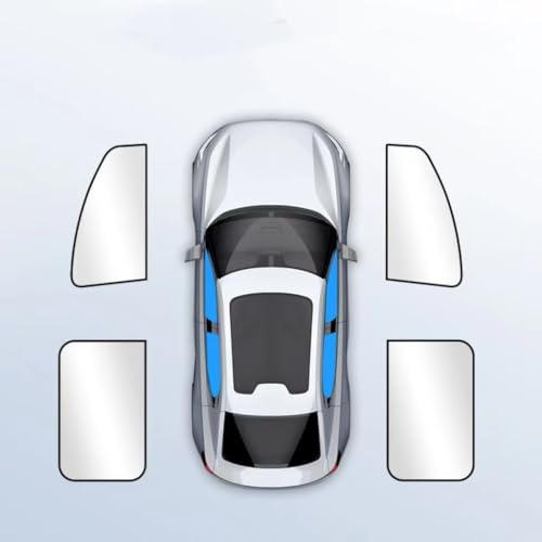 SMLZR Auto Pare-Soleil vitre latérale pour Mitsubishi Lancer X, Rideau Occultant avec Protection UV Fenêtre de Voiture Enfants et Animaux Protection Solaire Rideaux pour Voiture