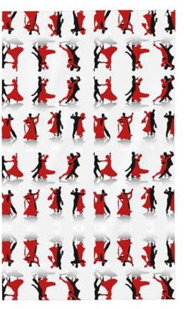 Drapeau amusant avec impression de danse pour salle de bal, 0,9 x 1,5 m, drapeau de jardin, extérieur/intérieur, brise pour décoration de maison