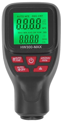 XHTLLO Lackdickenmessgerät, hochpräzises 0-2000UM Lackdickenmessgerät, Lackmessgerät mit automatischer Abschaltung, Autolackdickenmessgerät für Fahrzeuge und Hausrenovierung