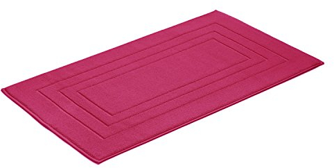 Vossen 1100550377 Feeling - Badeteppich, 60 x 100 cm, cranberry