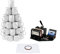 Mug Heat Press Machine With 72 White Blank Sublimation Mugs 11oz Design Transfer Printer Kit