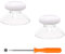 eXtremeRate Joystick für Xbox Series X/S Controller,für Xbox One Standard/X/S/Elite,Analogstick Joy-Sticks Thumbsticks Sticks Aufsätze Zubehör-Schneeweiß&Clear