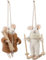 Trimits Needle Felting Mice Kit – Christmas Tree Decorations for Kids & Adults, Complete Craft Kit with Instructions, Wool Felt Set for Beginners, Homemade Gifts & DIY Baubles Embellishments