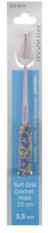 Milward Soft Grip Clay Crochet Hook 3.5mm x 15cm