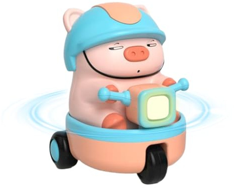 Goowafur Juguetes De Movimiento para Bebés - Juguete Educativo Móvil para Bebés | Modelo De Animal con Música Y Luz para Gatear para Niños Pequeños - para y Niños de 0a 3 Años