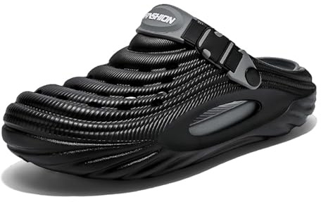 Sabots À Plateforme Homme Perforés Respirant Mode Chaussures De Jardin Antidérapants Confortable Légères Bout Fermé Tendance Sandales De Plage Décontracté Extérieur Facile À Mettre Clogs Été