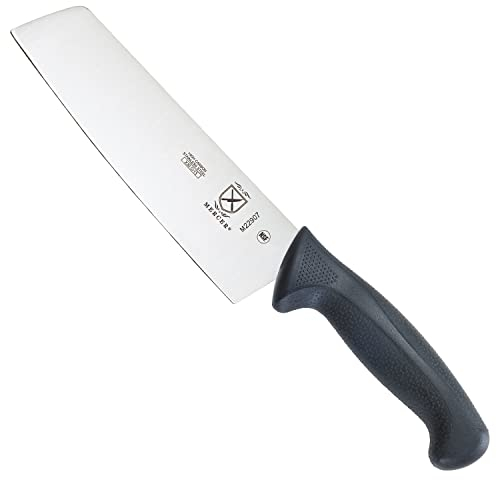 Mercer Culinary M22907 Millennia Black Handle, 7-Inch, Nakiri Knife