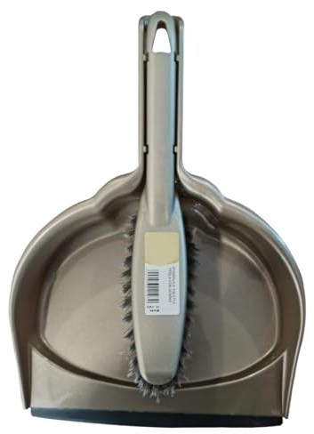 MAQA Lot de 22 x 30 balais et pelle en plastique avec brosse à emboîter, pelle et brosse à ordures