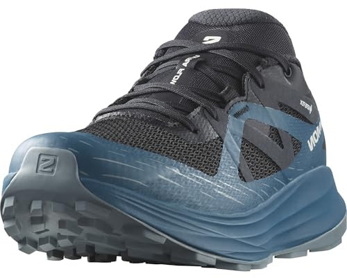 Salomon Ultra Flow Gore Tex Herren Trail-Laufschuhe, Outdoor-bereit, Dämpfung von der Straße bis auf die Trails, Gemischtes Gelände, Black, 46