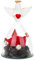 VOHESEA Rosa eterna en cristal Figura de ángel - Rojo Eterno Rosa Flor Mujer Regalo Cúpula de Cristal Estatua de Ángel Hecho a Mano Eterna Rosa Flor Regalo de Cumpleaños para Mujeres, Mamá, Madre,