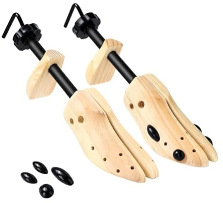 Nicoone Schuhspanner für Herren und Damen,2-Wege Erweiterung Schuhweiter Weite und Länge inkl,Schuhspanner aus Holz mit 4 Druckentlastungspolstern (2, 38-41)