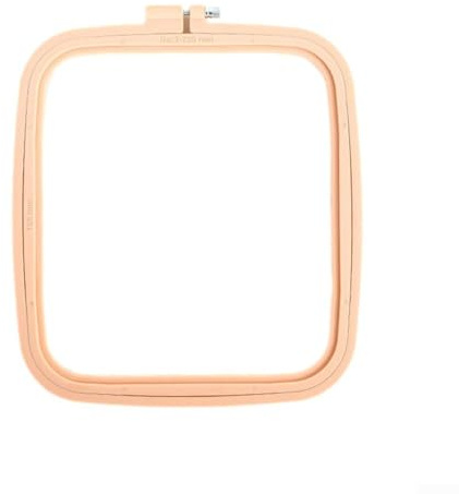 DAZZLEEX Telaio da ricamo rettangolare in ABS, telaio quadrato per punto croce, strumento da cucito per lavori artistici e artigianali (220 x 195 mm)