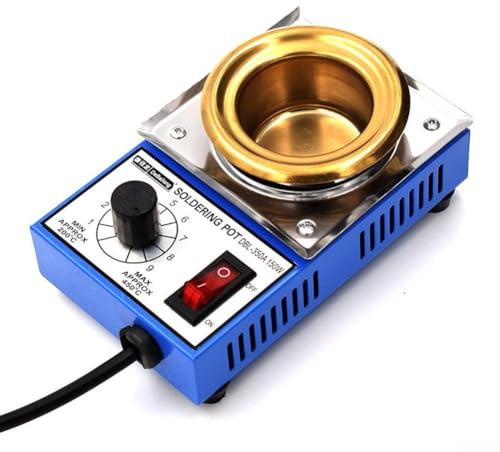 Soldering Furnace, Solder Pots AC220V 150W 380A Desoldering Plate Electric Melting Pot 200-450°C Tin Casting Furnace for Electronics, Jewelry, PCB, DIY Project