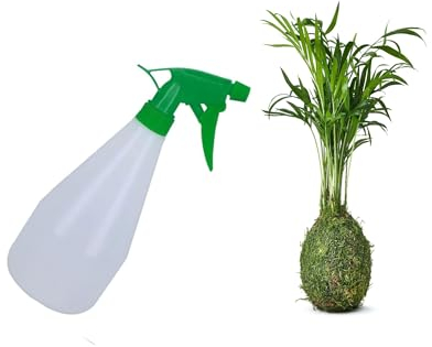 Spray Bottle For Cleaning 1L Garden Trigger Sprayer Misting Bottles Mist Water Barber Hair Hand Sanitiser Refillable Pressure Plastic Pump Sprayers With Adjustable Nozzle For Gardening Plants (1 Pc)