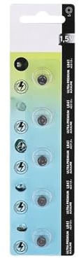 Batteria a bottone LR41/LR1130 1,5 V alcalina di Fabriplus. Perfetto per piccoli dispositivi, con dimensioni di 20 x 15 x 0,8 cm. Potenza e affidabilità in ogni utilizzo.