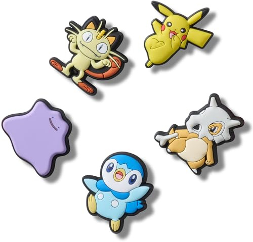 Crocs Jibbitz Charms, Pokemon Variety 5 Pack