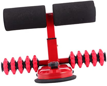 BELLIFFY Doppelstangen Bauchtrainer Für Zuhause Sit up Assist Gerät Mit Saugfuß Effektives Fitness Equipment Für Muskelaufbau Und Bauchmuskeltraining