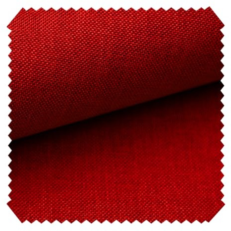 novely® LUSO - Fein Gewebter Polsterstoff - Melierter Bezugsstoff - Robuster Möbelstoff - Pflegeleichte Meterware 1lfm | Farbe: 14 Rot