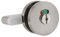 WC-Rosette mit Belegtanzeige, Rund-Rosette Edelstahl mit Blinker, Türgriff mit Anzeige, für WC, Badezimmer, Caravan, Toilette, Sanitärräume, Wohnwagen