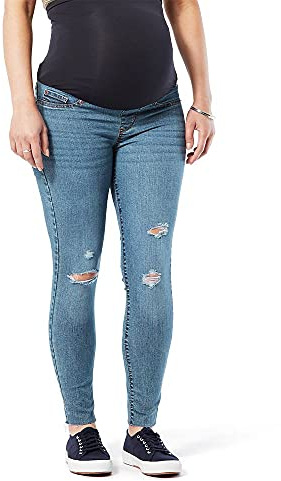 Levi Strauss Signature Gold Women's Maternity Skinny Jeans, Royal Marina, Small