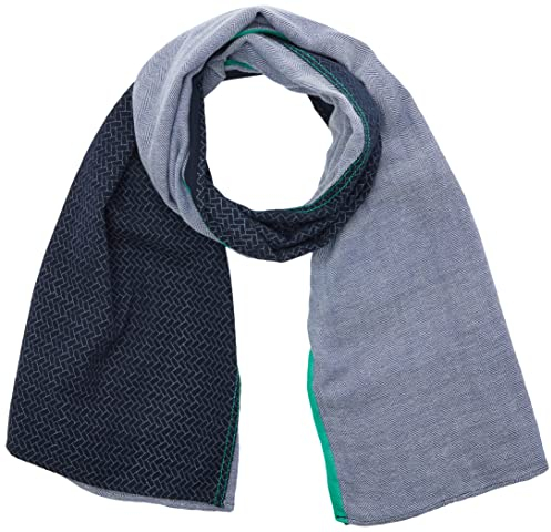camel active Herren 407290/6V29 Schal, Night Blue, OS