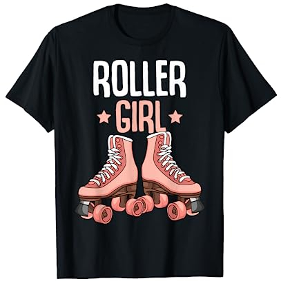 Rollschuhe Roller Girl Roller Skates Rollschuh Mädchen T-Shirt