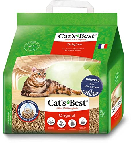 Cat's Best Original pflanzliches Katzenstreu, klumpend, 3 kg