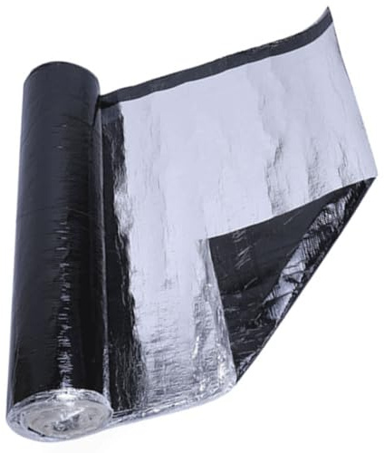 Cinta Bituminosa, Tela Asfaltica Autoadhesiva, Cinta de Butilo, Cinta Adhesiva Impermeable, Cinta Selladora Impermeable para Tejados para Goteras en Techos, Grietas Superficiales(0.5x1m)